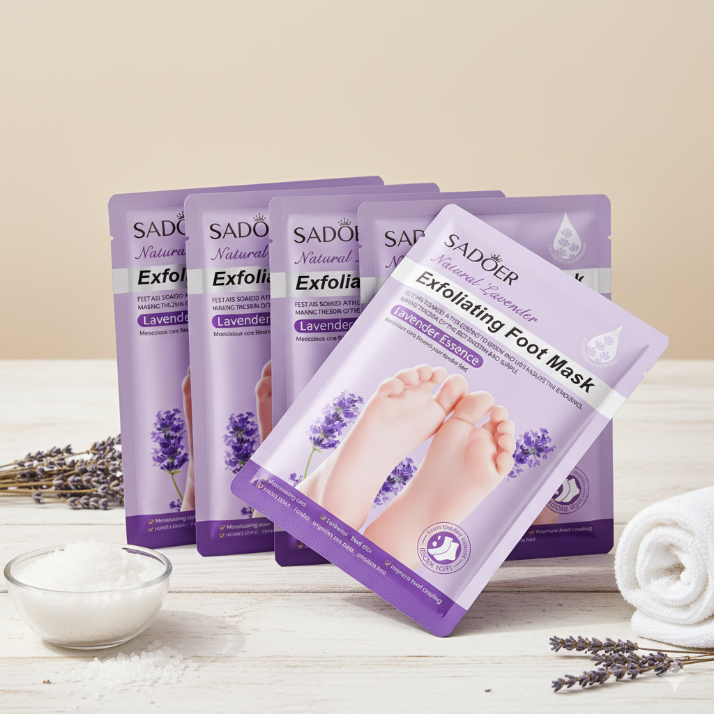 Korean Peeling & Exfoliating Foot Mask for Baby Soft Feet- pack of 5