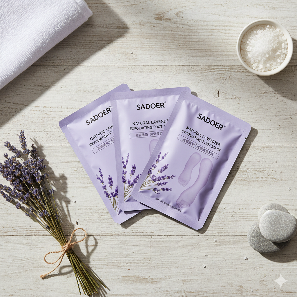 Korean Peeling & Exfoliating Foot Mask for Baby Soft Feet- pack of 5